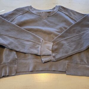SO Women's Size XL Juniors Gray Cropped, Boxy Sweatshirt, New with Tags